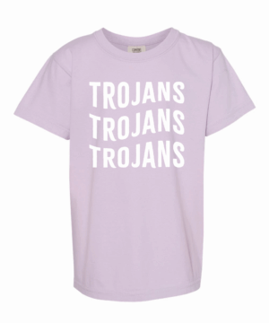 Daphne Trojans Wavy Tee, orchid in color