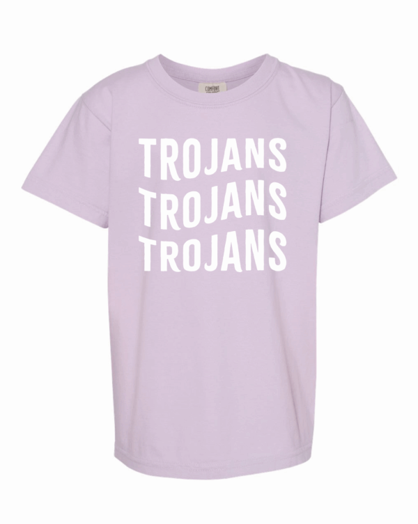 Daphne Trojans Wavy Tee, orchid in color