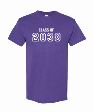 Daphne Grow With Me c/o 2038 Graduation Tee